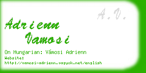 adrienn vamosi business card