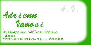 adrienn vamosi business card